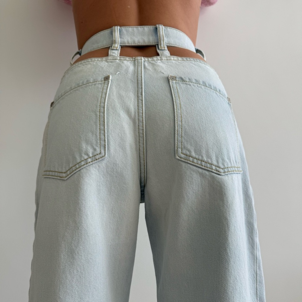 MAISON MARGIELA Décortiqué wide-leg jeans